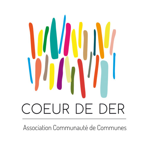 Logo Coeur de DER - Julie Berthet Graphiste